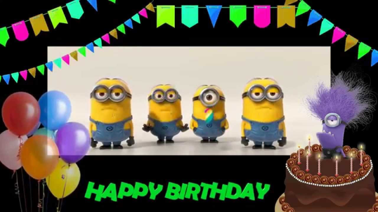 Happy Birthday Singing Cards
 Happy Birthday to you Minions Birthday song