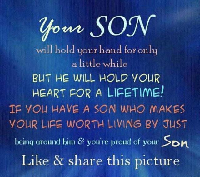 Happy Birthday Son Quotes From Mom
 Parents Pride Quotes QuotesGram