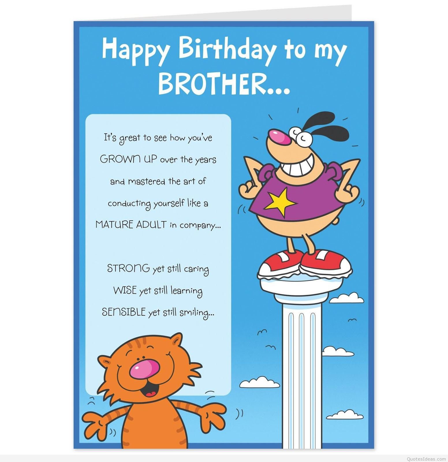 Happy Birthday To My Brother Quotes
 HAPPY BIRTHDAY BROTHER QUOTES quotes for brother Good