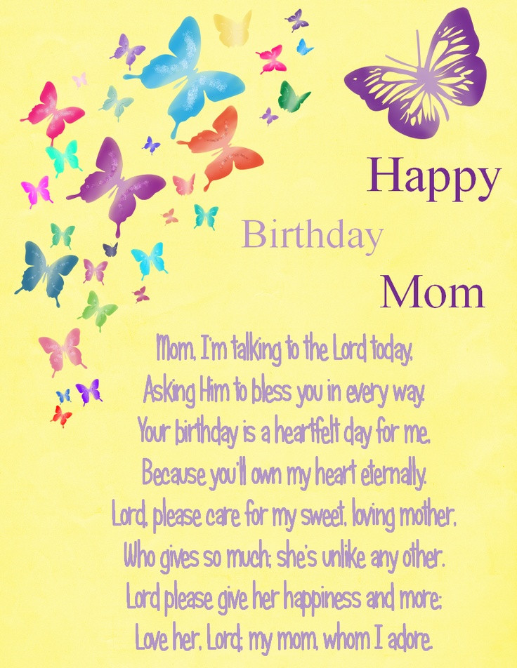 Happy Birthday To My Mom Quotes
 16 best happy birthday mom images on Pinterest
