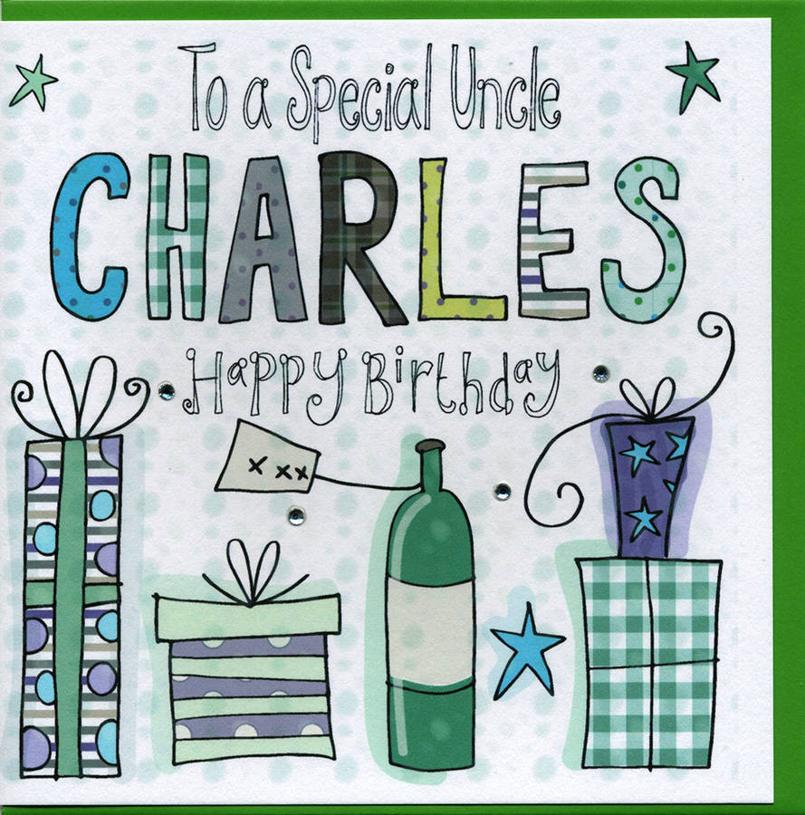 Happy Birthday Uncle Cards
 personalised uncle birthday card by claire sowden design