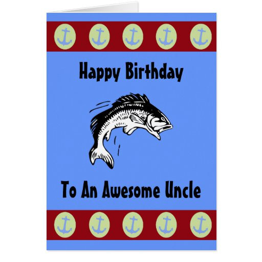 Happy Birthday Uncle Cards
 Happy Birthday To An Awesome Uncle
