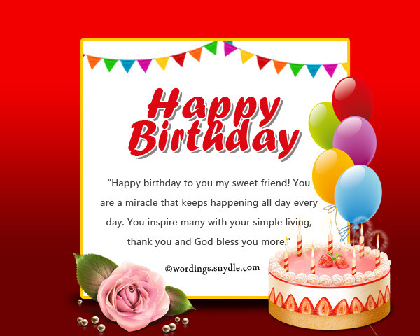 Happy Birthday Wishes Facebook
 Birthday Messages for Friends on – Wordings and