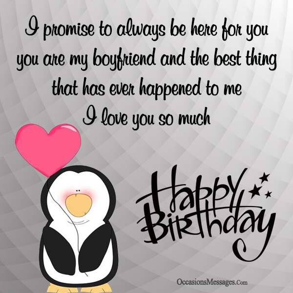 Happy Birthday Wishes For Boyfriend
 Romantic Birthday Wishes for Boyfriend Occasions Messages