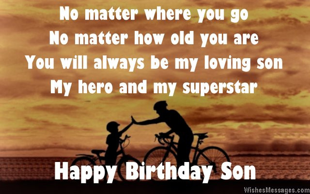 Happy Birthday Wishes For My Son
 Birthday Poems for Son – Page 2 – WishesMessages