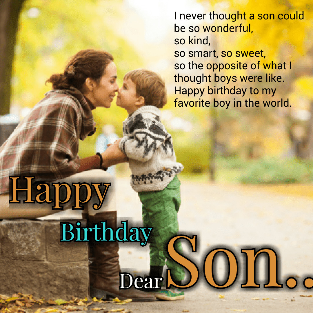 Happy Birthday Wishes For My Son
 Top Happy Birthday Wishe For Son In English