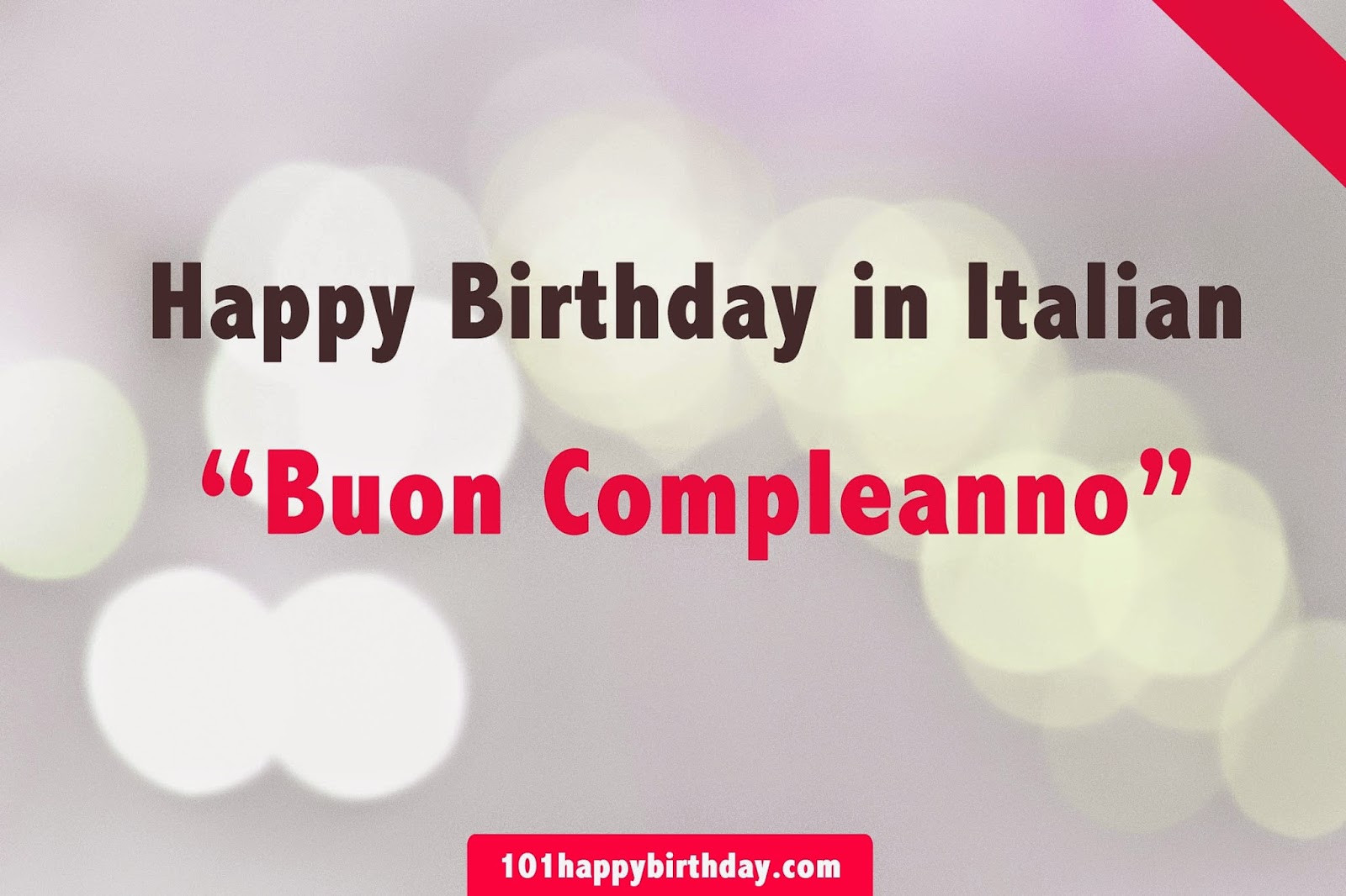 Happy Birthday Wishes In Italian
 Happy Birthday Quotes In Italian QuotesGram