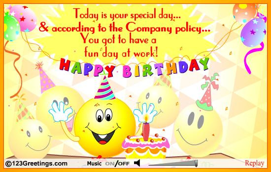 Happy Birthday Wishes To Coworker
 Happy Birthday Quotes For Co Worker QuotesGram