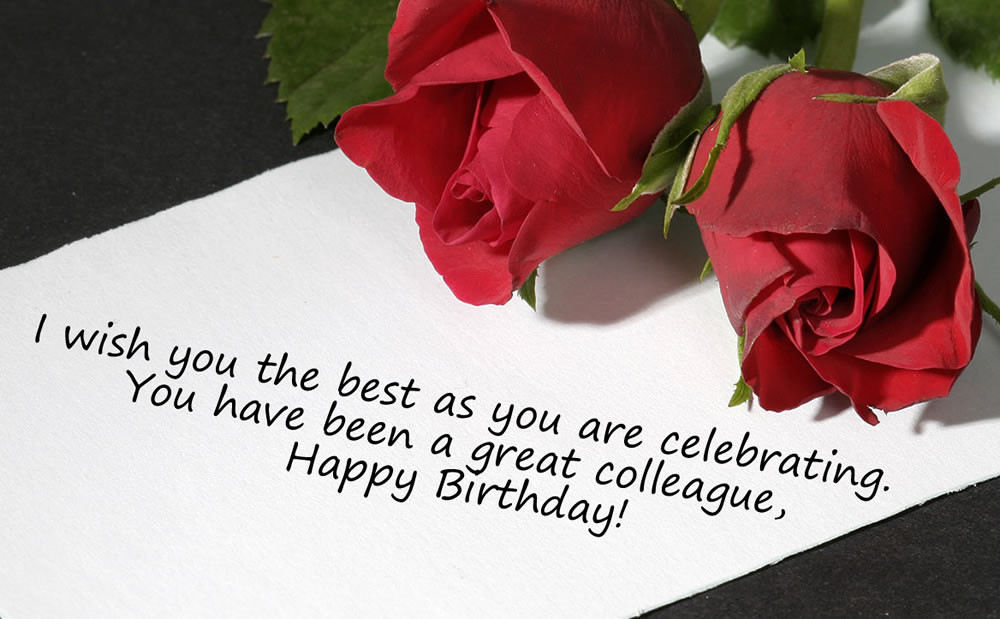 Happy Birthday Wishes To Coworker
 Birthday Quotes For Colleagues QuotesGram