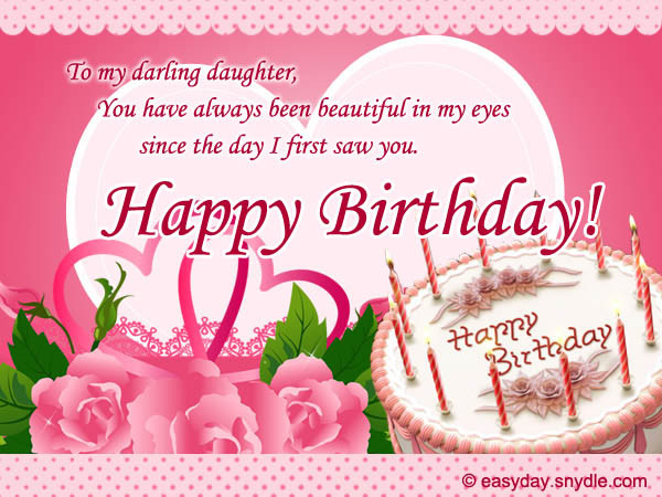Happy Birthday Wishes To Daughter
 Birthday Messages for Your Daughter – Easyday