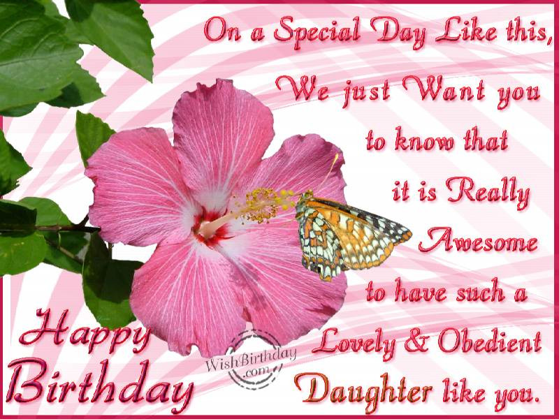 Happy Birthday Wishes To Daughter
 Happy Birthday Greetings for Daughter Let s Celebrate