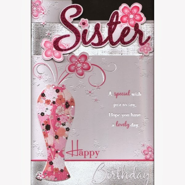 Happy Birthday Wishes To My Sister
 Sms with Wallpapers Happy Birthday sister wishes cake e cards
