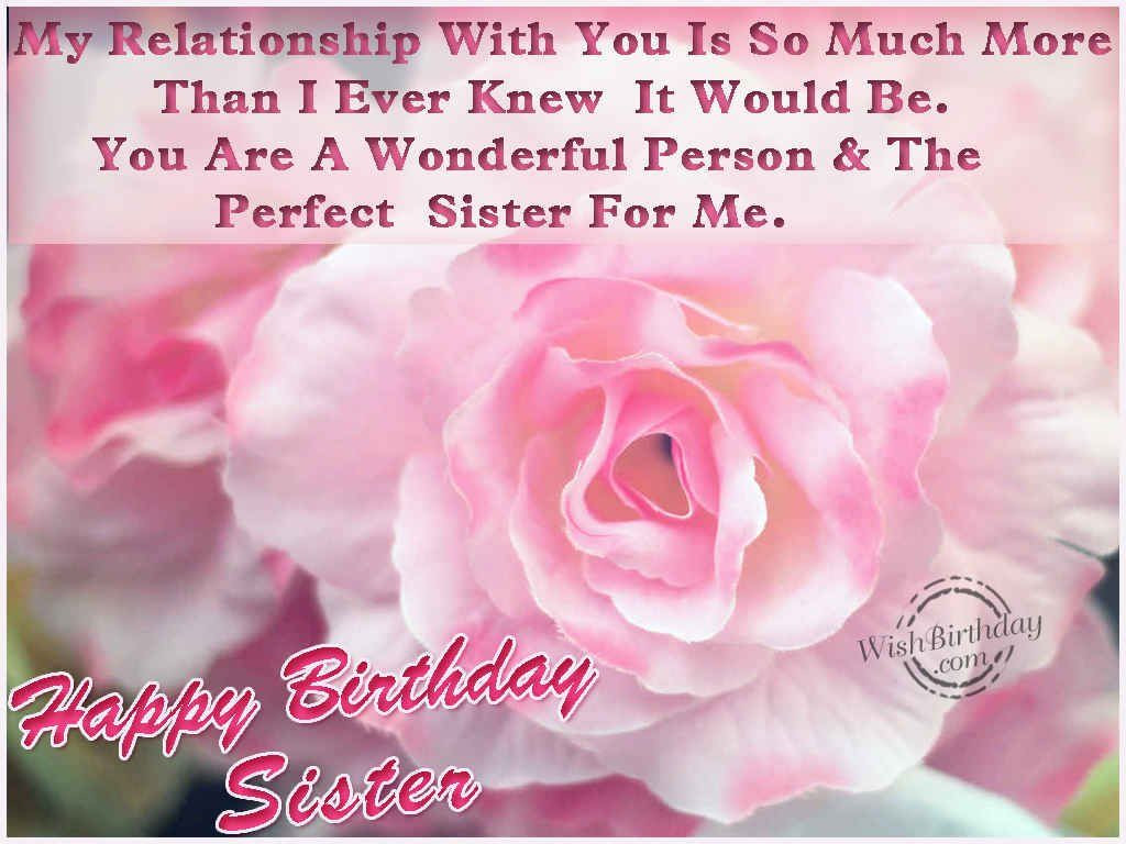 Happy Birthday Wishes To My Sister
 Happy Birthday Sister s and for