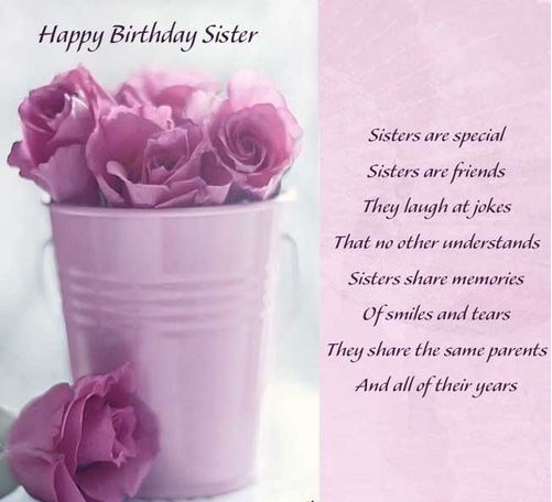 Happy Birthday Wishes To My Sister
 Happy Birthday Wishes for Sister Freshmorningquotes