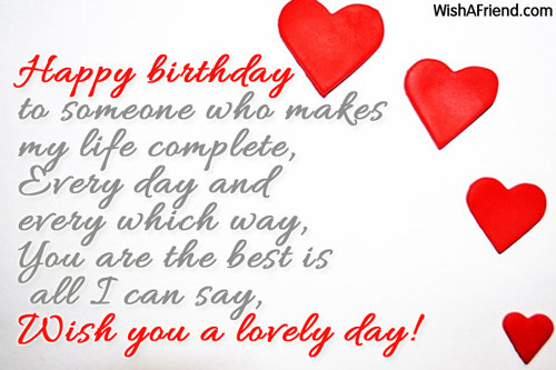 Happy Birthday Wishes To My Wife
 Birthday Wishes For Wife Page 3