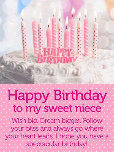 Happy Birthday Wishes To Niece
 Best Happy Birthday Niece Quotes and