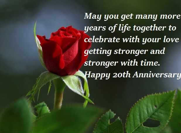 Happy Wedding Anniversary Quotes
 Happy 20th Wedding Anniversary Wishes Quotes Quote Hil