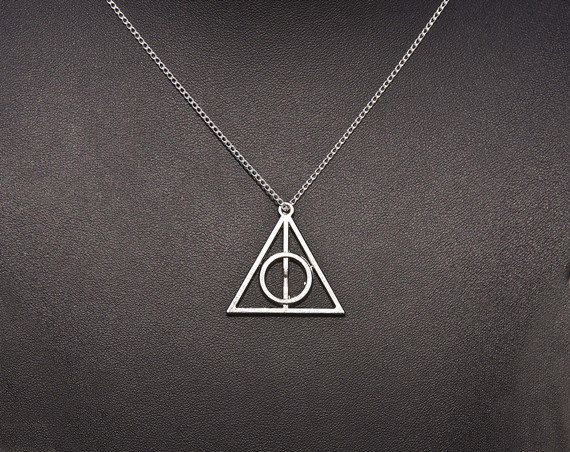 Harry Potter Deathly Hallows Necklace
 Harry Potter Deathly Hallows Necklace lariat necklace in