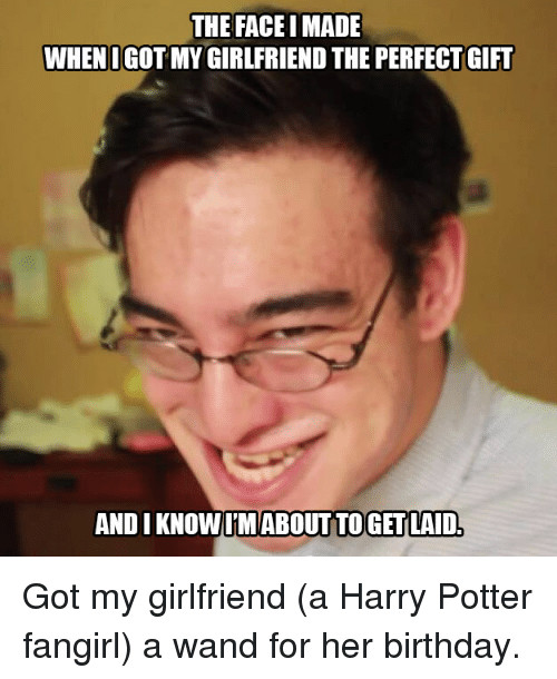 Harry Potter Gift Ideas For Girlfriend
 The FACEI MADE WHEN IGOTMY GIRLFRIEND THE PERFECT GIFT AND