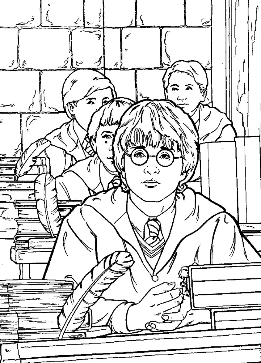 Harry Potter Printable Coloring Pages
 Coloring Pages Harry Potter Coloring Pages Free and Printable