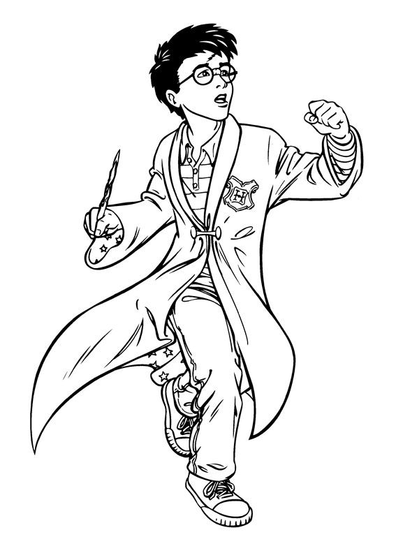 Harry Potter Printable Coloring Pages
 12 best images about Harry Potter Coloring Pages on