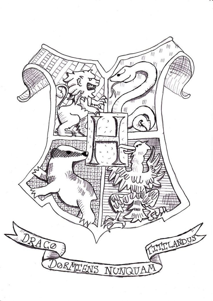 Harry Potter Printable Coloring Pages
 Harry Potter Hogwarts Coloring Pages HiColoringPages in