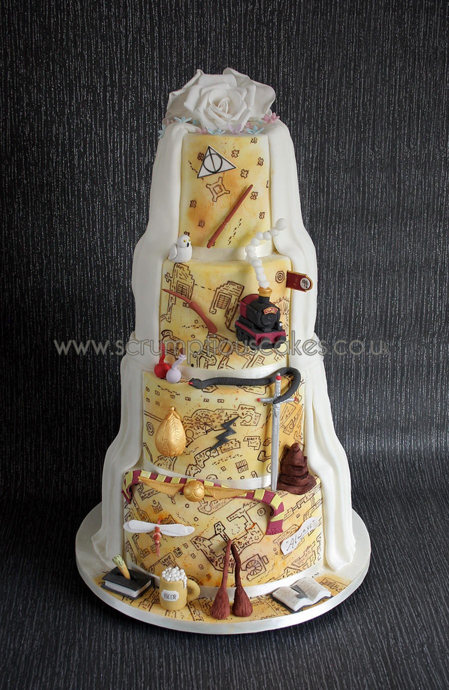 Harry Potter Wedding Cake
 Harry Potter Wedding Cake CakeCentral