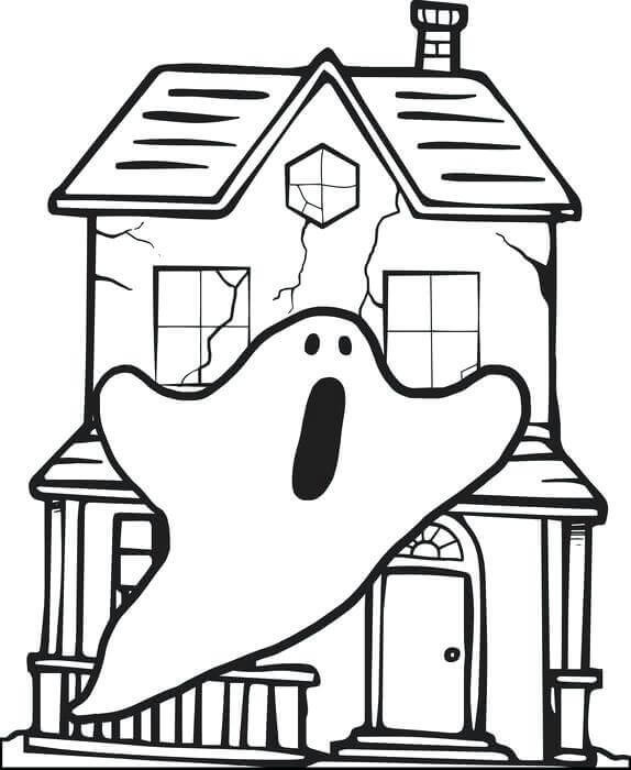 Haunted House Coloring Pages Printables
 25 Free Printable Haunted House Coloring Pages For Kids