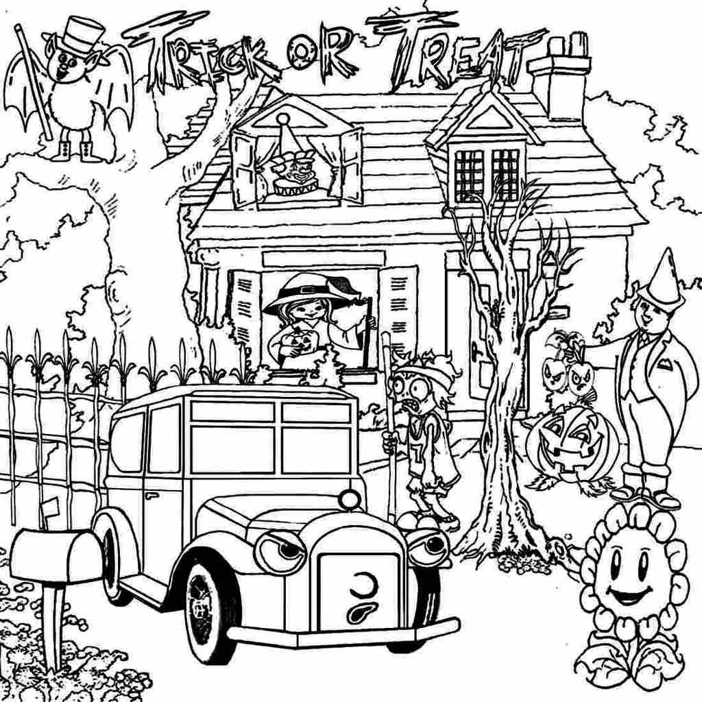 Haunted House Coloring Pages Printables
 Printable Haunted House Coloring Pages
