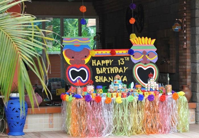 Hawaiian Pool Party Ideas
 Kara s Party Ideas Hawaiian Themed Birthday Party