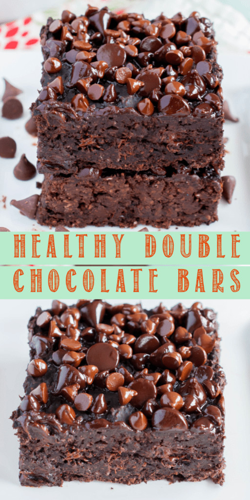 Healthy Chocolate Brownies
 Healthy Double Chocolate Brownie Bars Recipe Back for