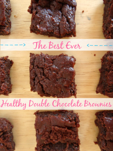 Healthy Chocolate Brownies
 Healthy Double Chocolate Brownie Recipe