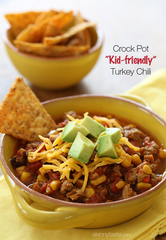 Healthy Kid Friendly Crock Pot Recipes
 Crock Pot Kid Friendly Turkey Chili