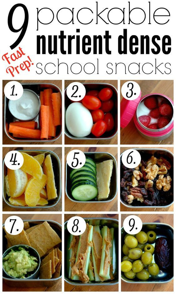 Healthy Low Calorie Lunches To Take To Work
 9 Packable Nutrient Dense School Snacks