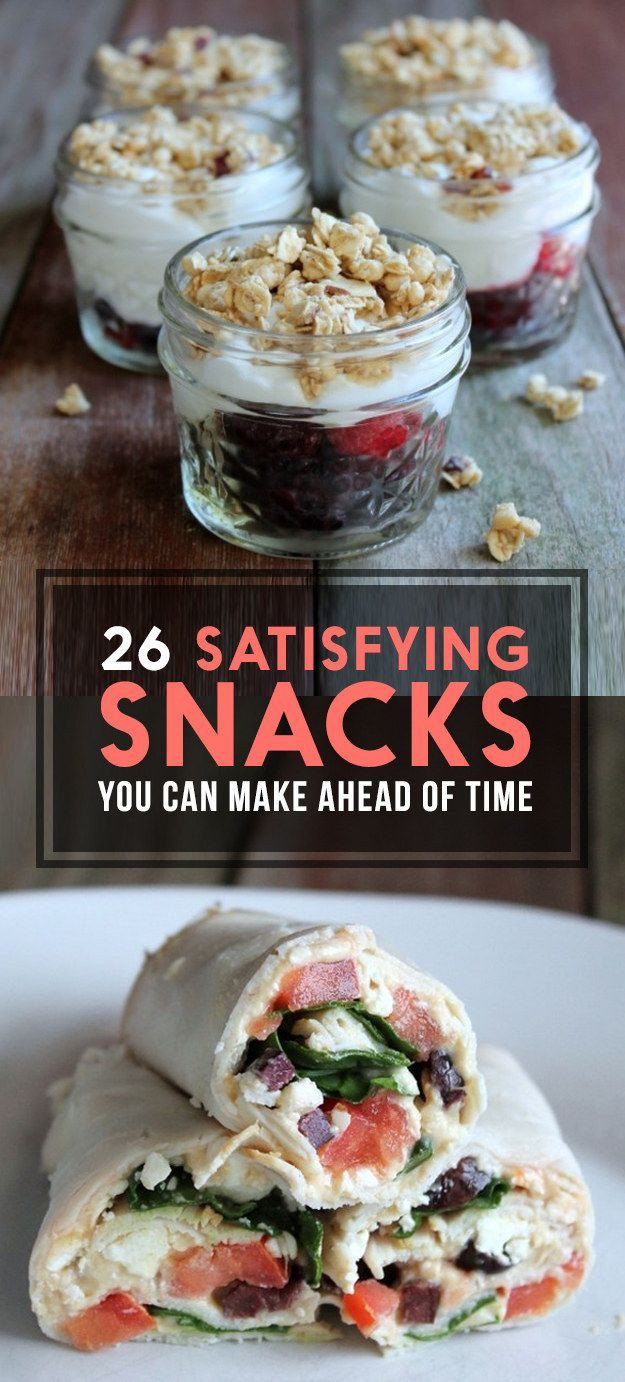 Healthy Make Ahead Snacks
 26 Insanely Good Snacks You Can Make Ahead And Eat All