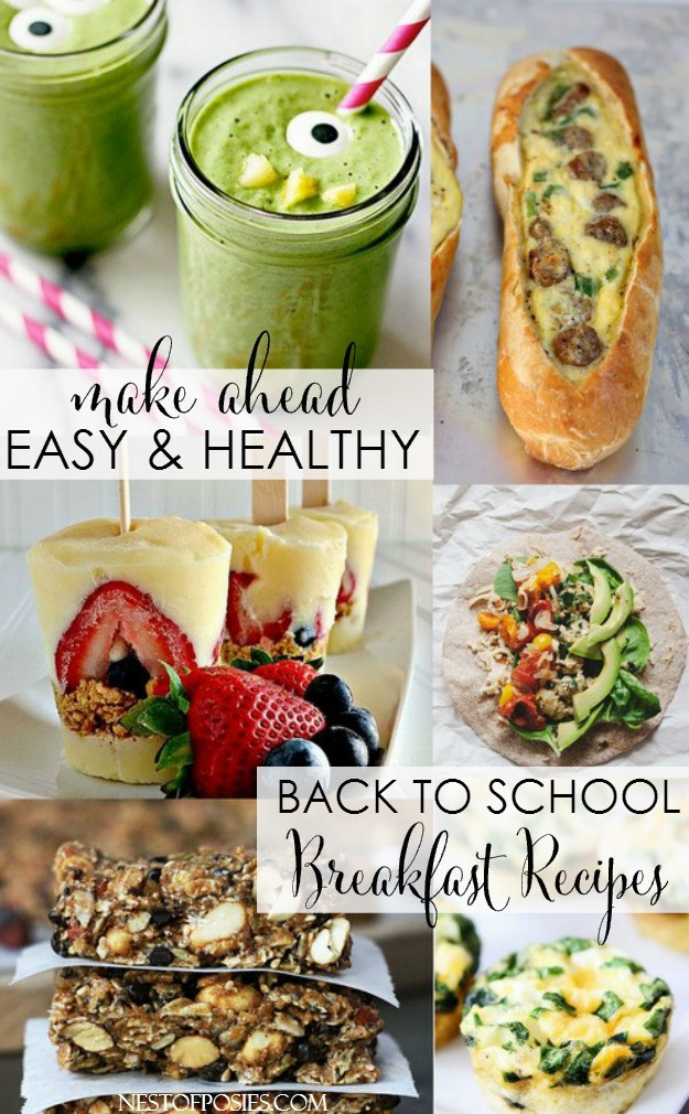 Healthy Make Ahead Snacks
 Back to School Breakfast Recipes and Ideas