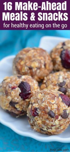Healthy Make Ahead Snacks
 17 Best images about Make Ahead & Freezable Meals on