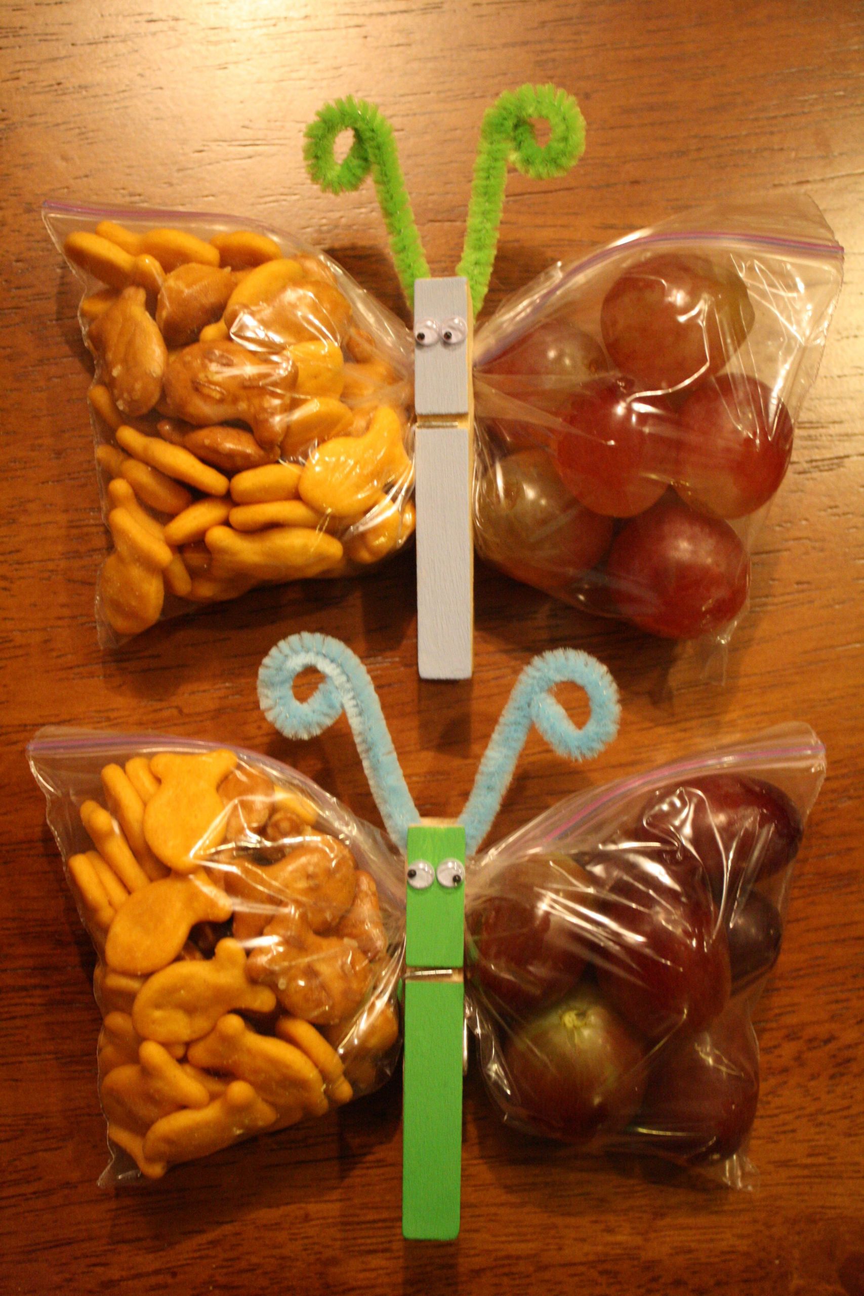 Healthy Snacks Pinterest
 Butterfly snacks cute for a beginning or ending of the