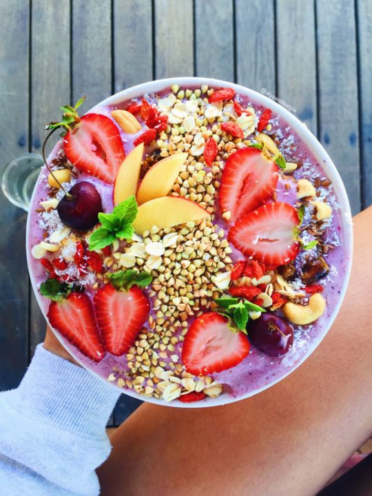 Healthy Snacks Pinterest
 Yummy We are currently obsessed with smoothie bowls Top
