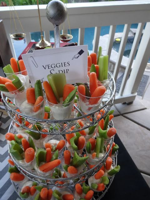 High School Graduation Party Food Ideas
 Fun way to serve appetizer Salads