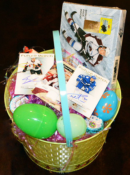 Hockey Gift Basket Ideas
 Easter Basket Ideas for Sports Fans ‹ Upper Deck Blog