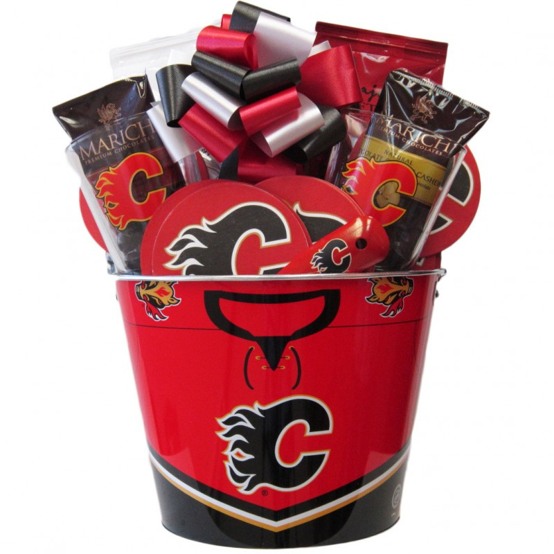 Hockey Gift Basket Ideas
 Calgary Flames NHL Hockey Gift Baskets The Sweet Basket