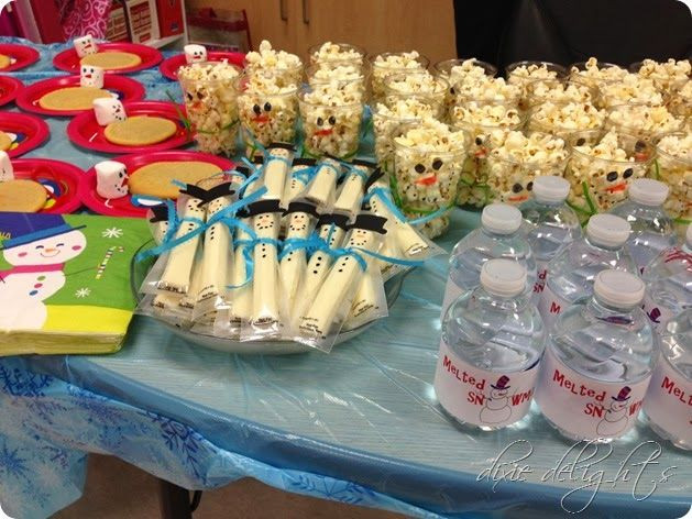 Holiday Class Party Food Ideas
 Class Playdate Christmas Party Ideas Snowman themed
