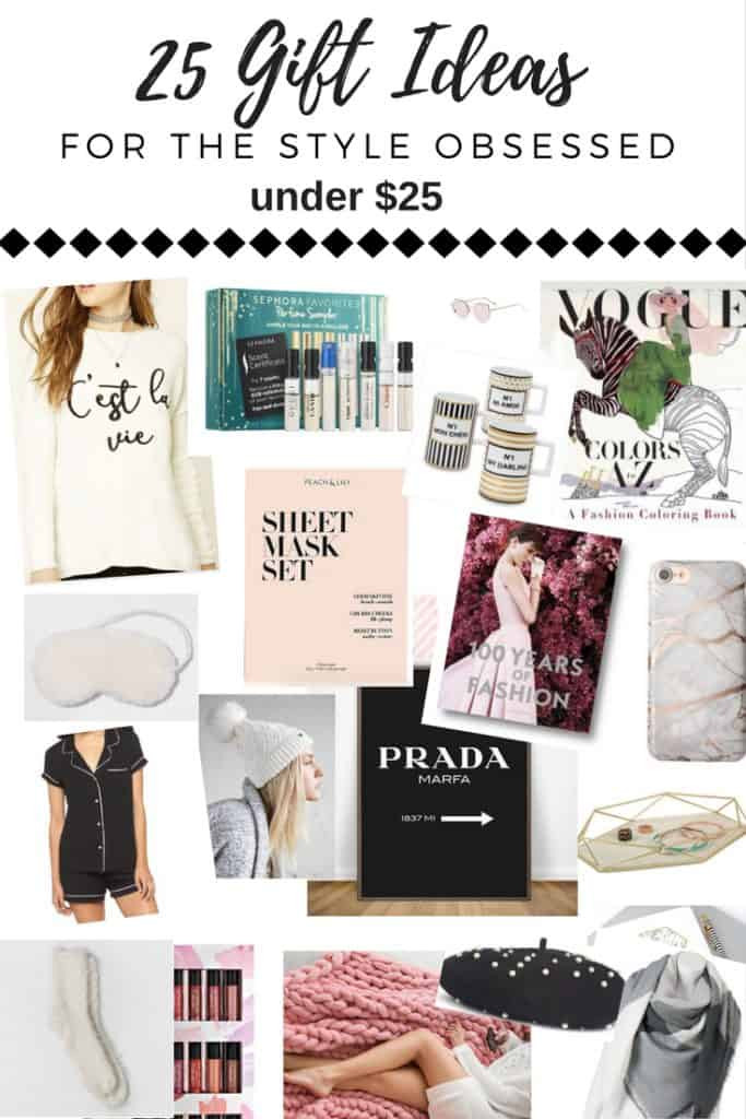 Holiday Gift Ideas Under $25
 25 Gift Ideas for the Fashion Lover Under $25
