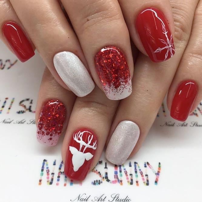 Holiday Nail Ideas 2020
 55 Popular Ideas of Christmas Nails Designs To Try in 2020