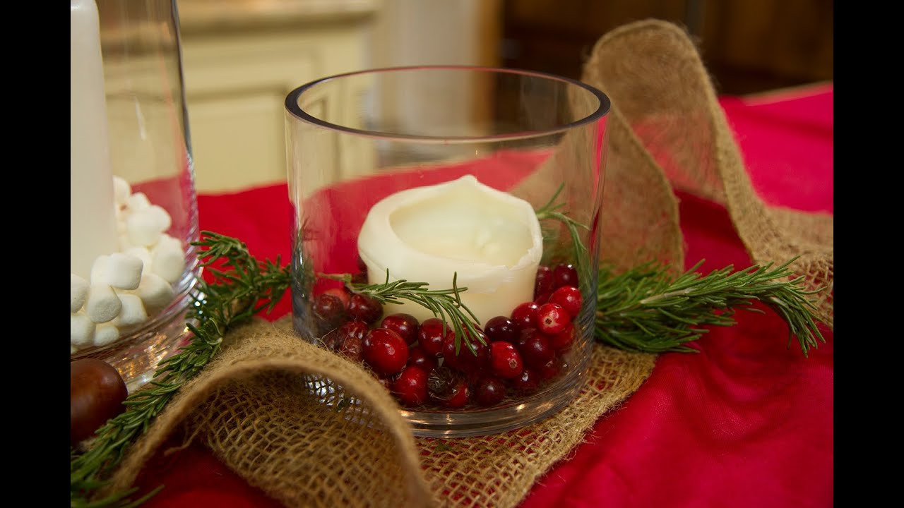 Holiday Party Centerpiece Ideas
 Christmas Candle Centerpiece Ideas Let s Craft with