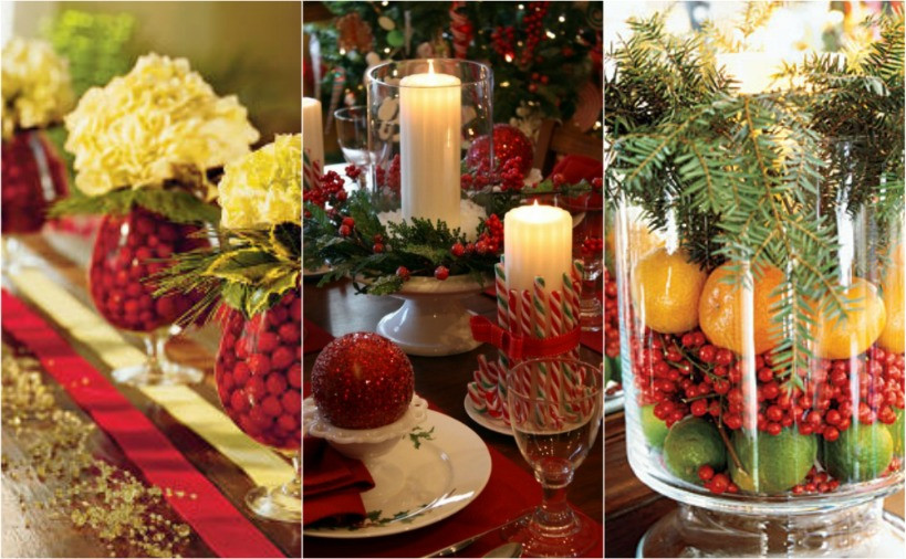 Holiday Party Decorating Ideas
 Easy Christmas Dinner Centerpieces