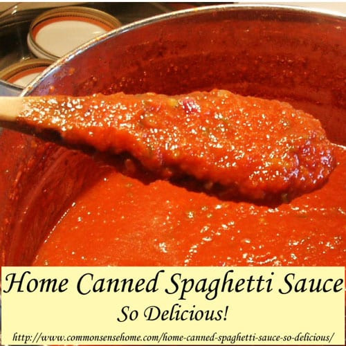Home Canning Spaghetti Sauce Recipes
 Home Canned Spaghetti Sauce