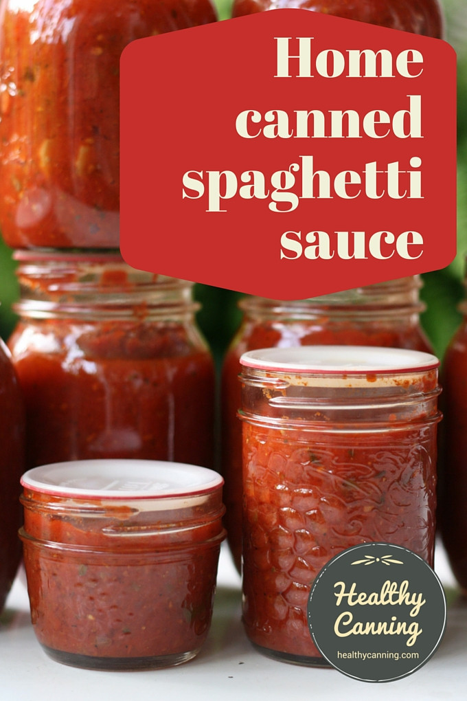 Home Canning Spaghetti Sauce Recipes
 Spaghetti Sauce Healthy Canning