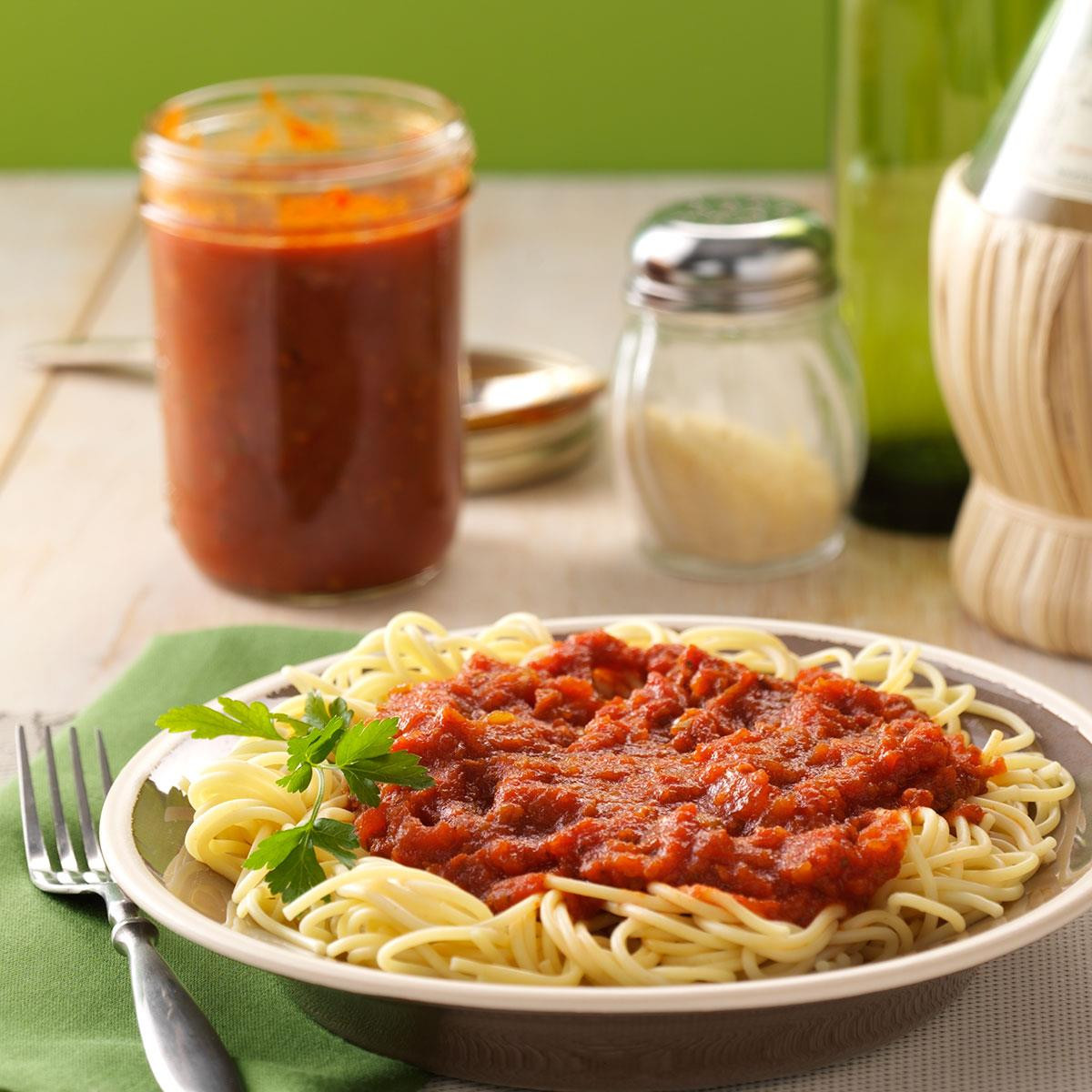 Home Canning Spaghetti Sauce Recipes
 Homemade Canned Spaghetti Sauce Recipe